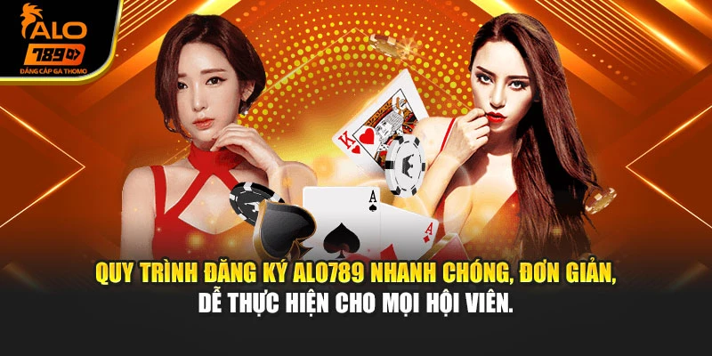 Quy trình đăng ký Alo789 nhanh chóng, đơn giản, dễ thực hiện cho mọi hội viên.